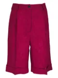 Kiton linen shorts - Red