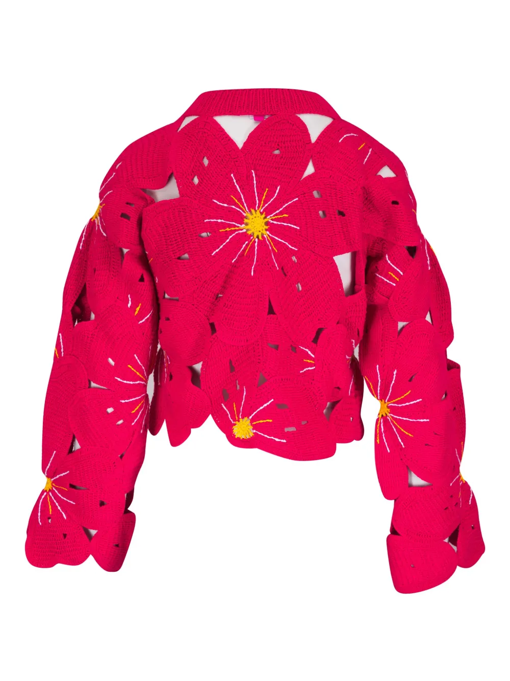 The Elder Statesman Trui met uitgesneden bloemen Roze
