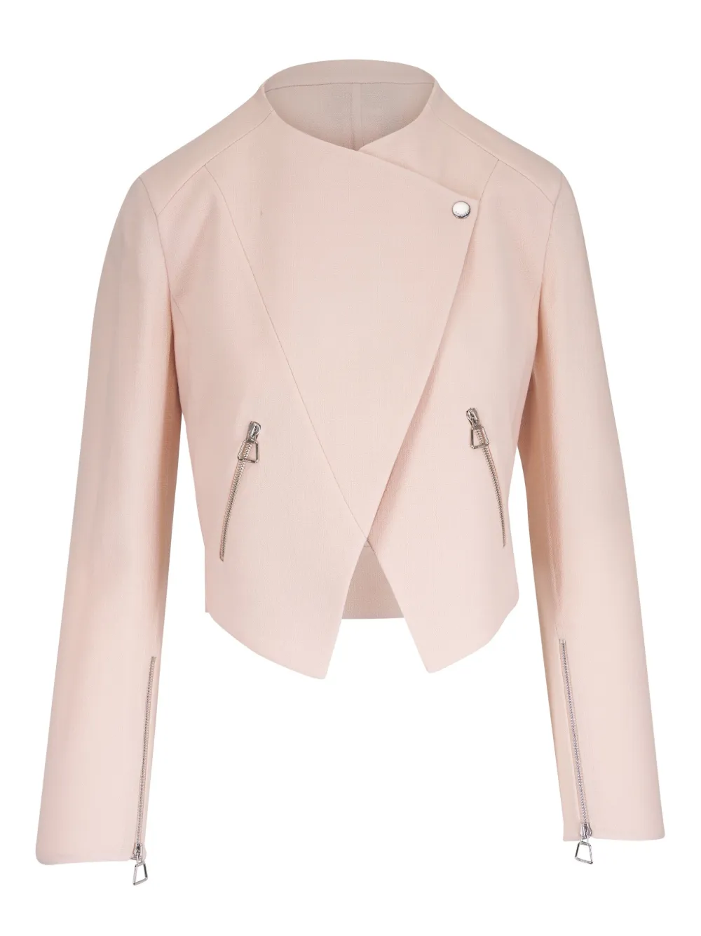 Akris asymmetrical zip-detail jacket | Pink | Image 1