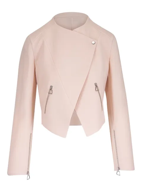 Akris asymmetrical zip-detail jacket