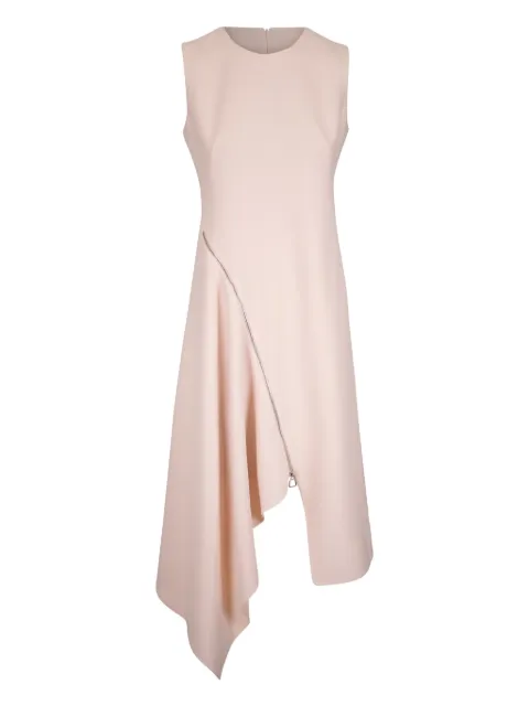 Akris vestido midi con dobladillo asimétrico