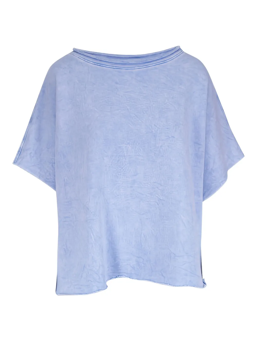 Frank & Eileen Acid-wash Cotton T-shirt In Blue