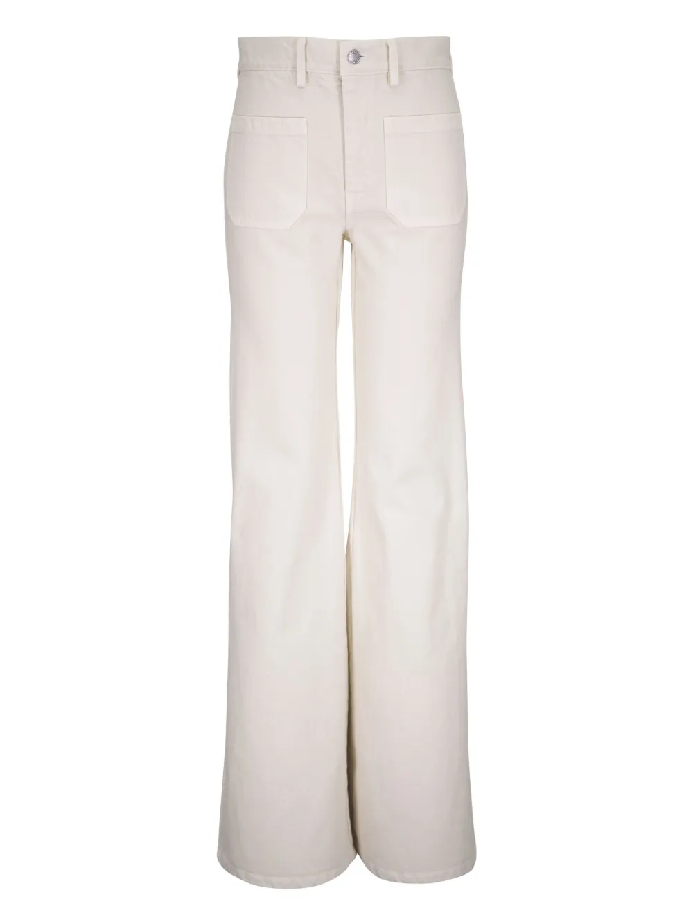 Nili Lotan Broek met wijde pijpen Beige