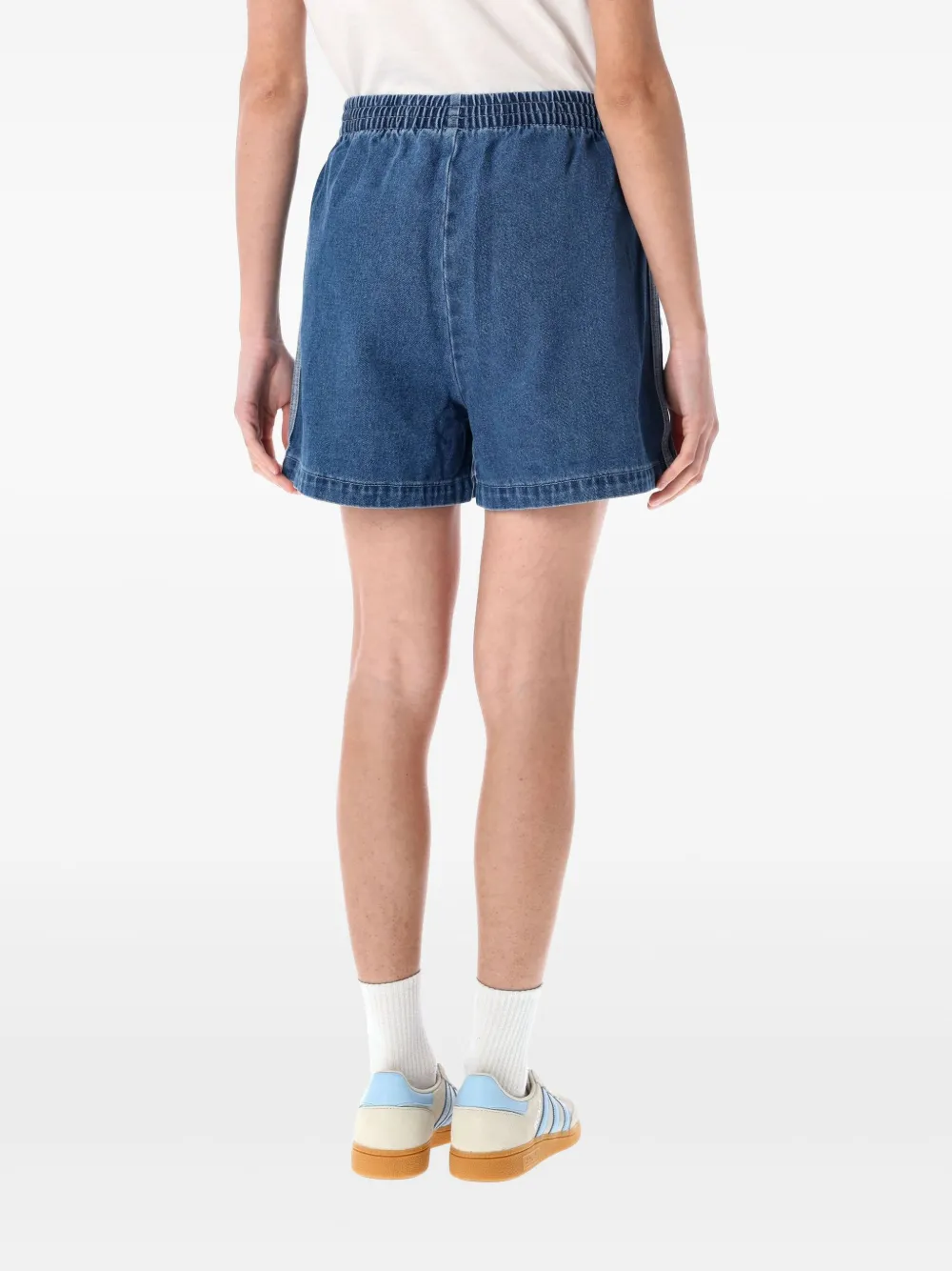 adidas Denim shorts Blauw