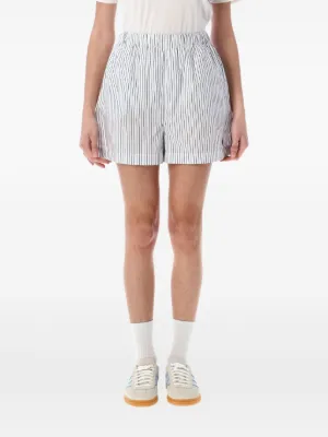 Sporty & Rich ストライプ ショートパンツ | ブルー | FARFETCH JP