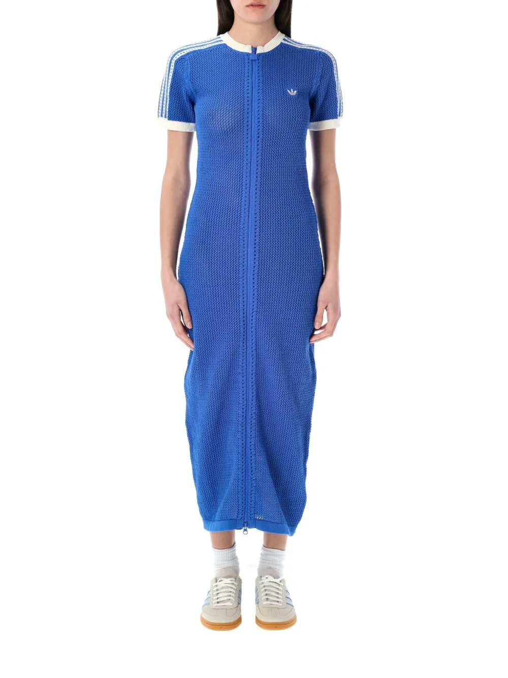 ADIDAS ORIGINALS CROCHET-KNIT DRESS