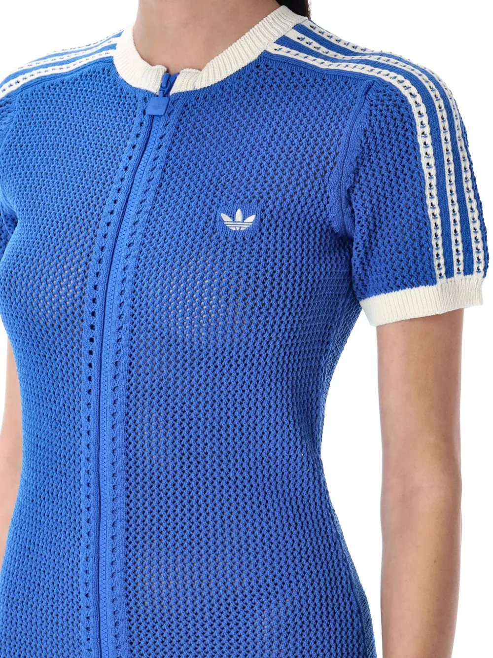 ADIDAS ORIGINALS CROCHET-KNIT DRESS