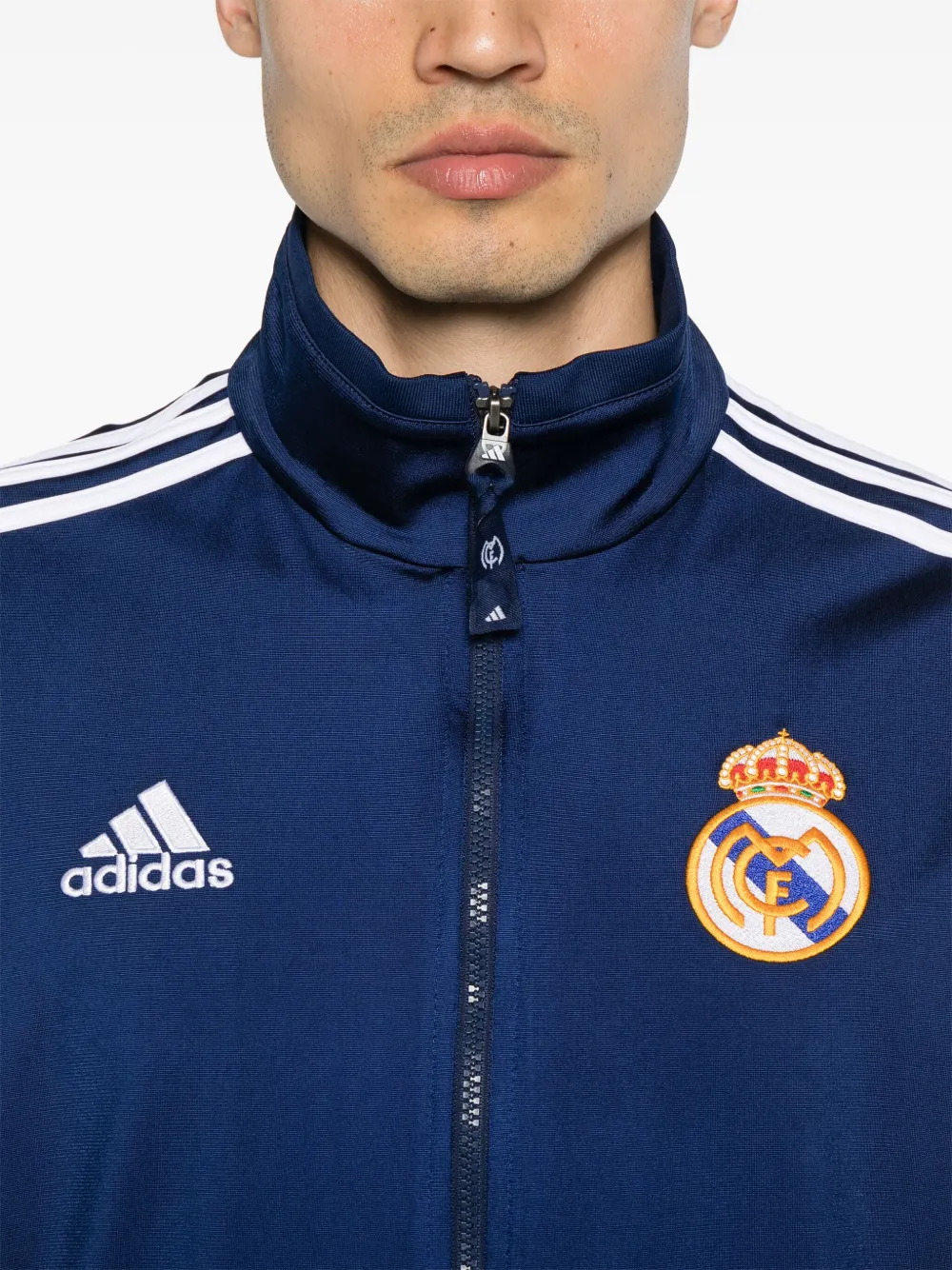 adidas 3-Stripes trainingsjack Blauw