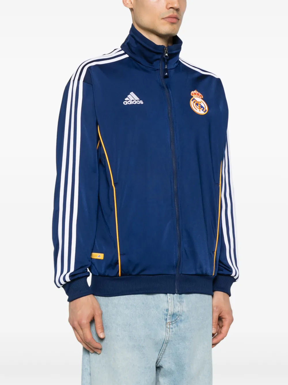adidas 3-Stripes trainingsjack Blauw