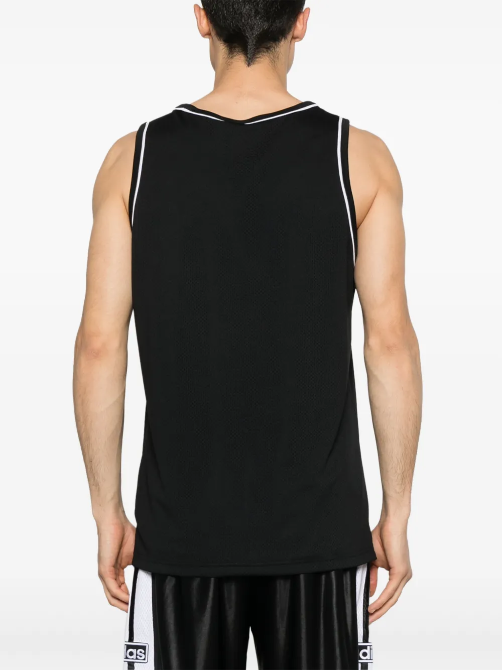 adidas Tanktop met geborduurd logo Zwart