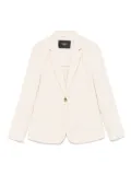 Seventy slub-textured blazer - Neutrals