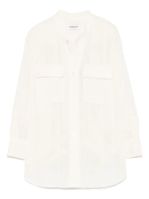 DONDUP camisa con rayas estampadas