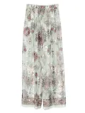 Ermanno Scervino graphic-print trousers - Grey