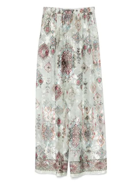 Ermanno Scervino pantalones con estampado gráfico