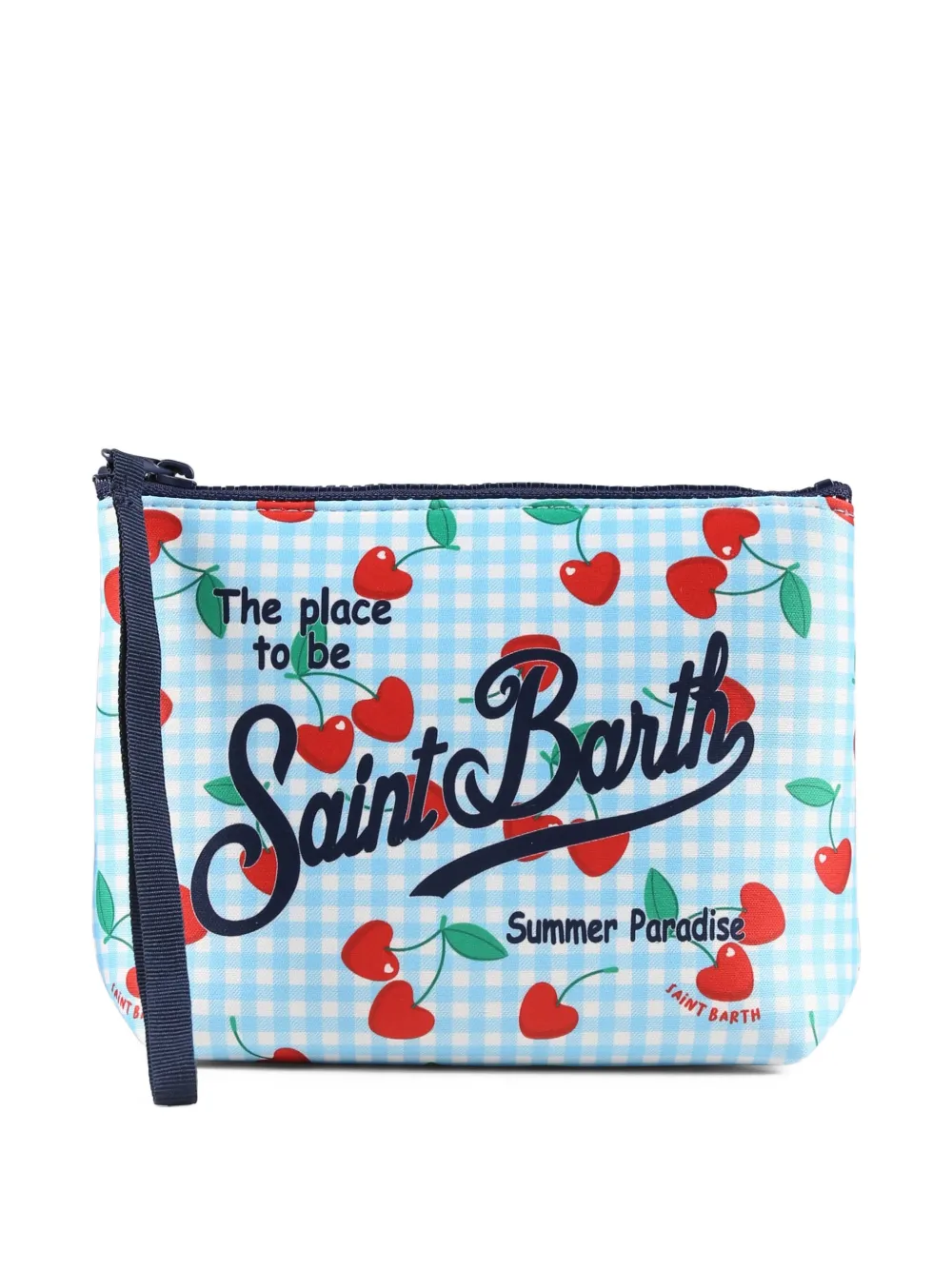 MC2 Saint Barth Kids Tas met logo Blauw