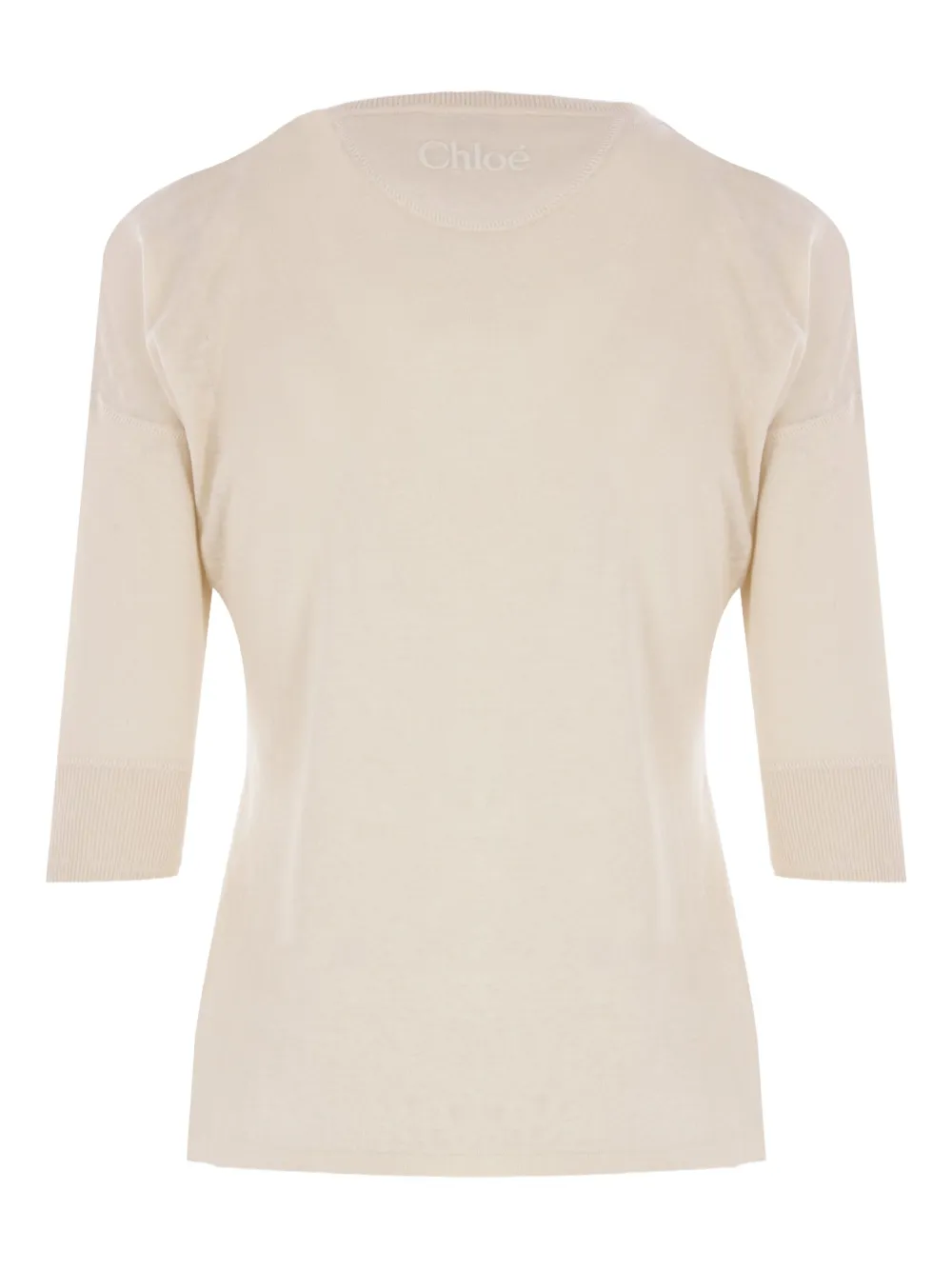 Chloé Henley top Beige
