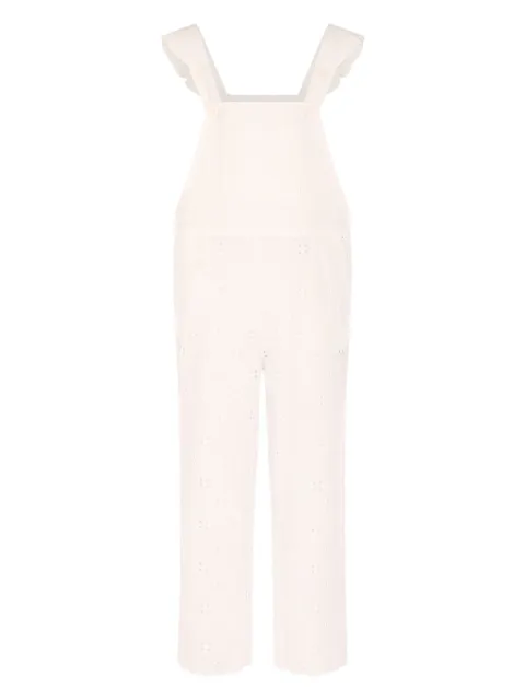 MC2 Saint Barth Kids jumpsuit con aberturas y motivo floral