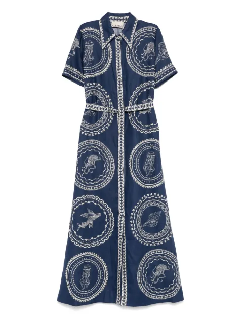 ALEMAIS vestido camisero Oceane