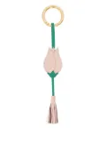 Sarah Chofakian tullip-charm keyring - Pink