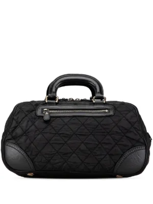 CHANEL Pre-Owned キルティング 2way ボストンバッグ | ブラック