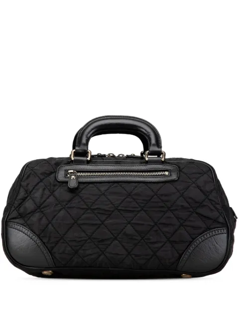 CHANEL Pre-Owned 2005-2006 Paris New York Quilted Nylon Duffle handbag