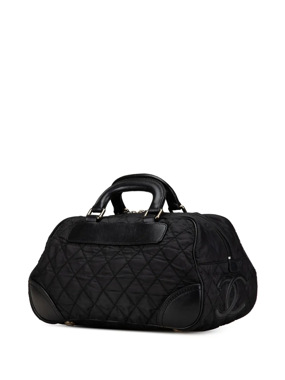 CHANEL Pre-Owned 2005-2006 Paris New York Quilted Nylon Duffle handbag | Pre-Owned | Image 2