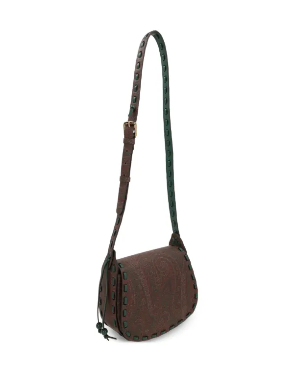 Sac Bandoulière ETRO En Toile Rouge - Occasion - Marque De Luxe