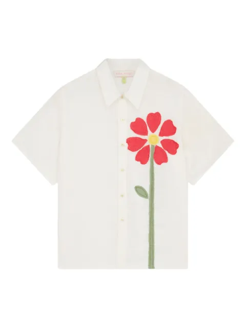 Mira Mikati camisa con bordado