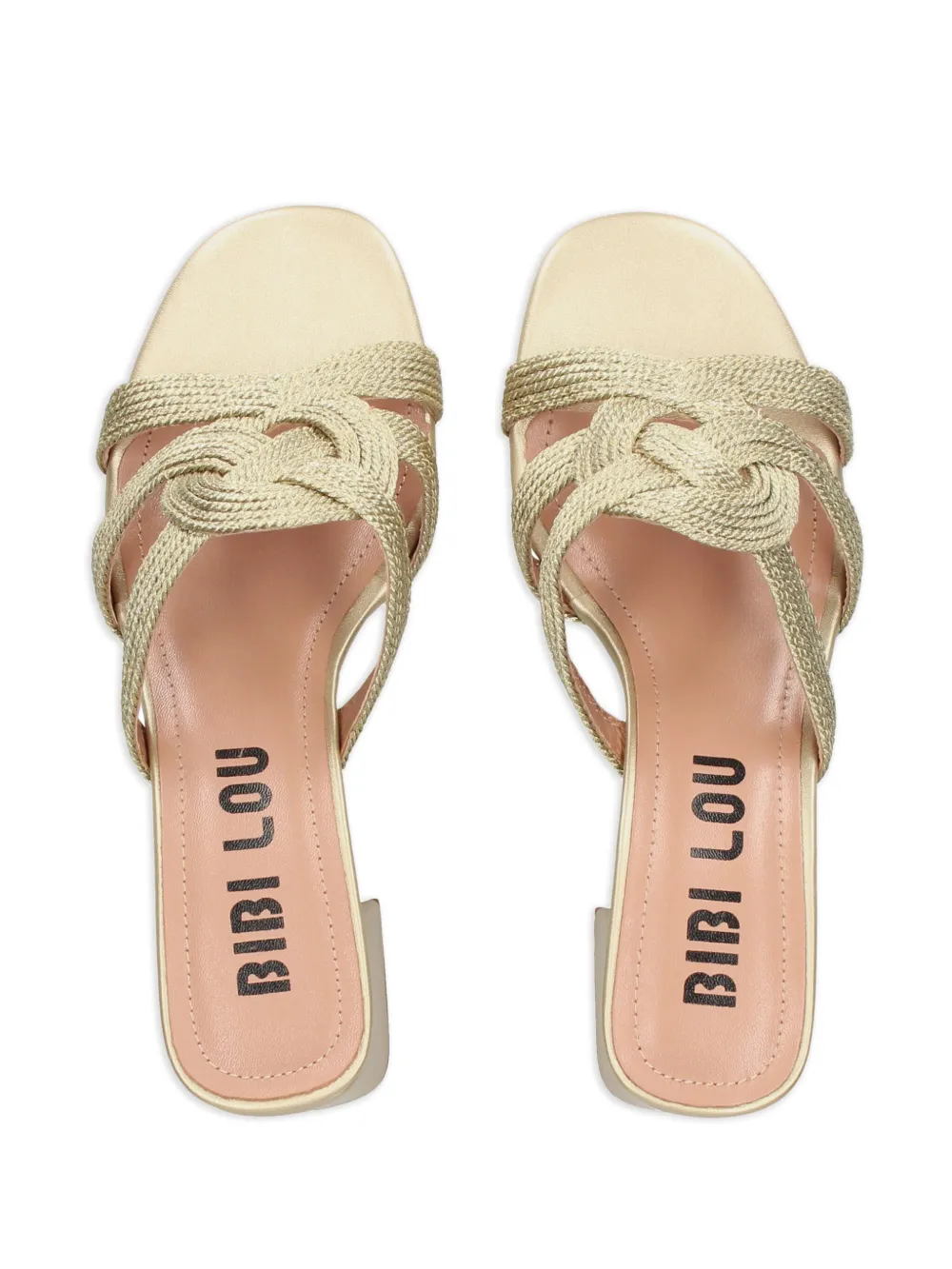 Bibi Lou 60mm Alia sandals Gold