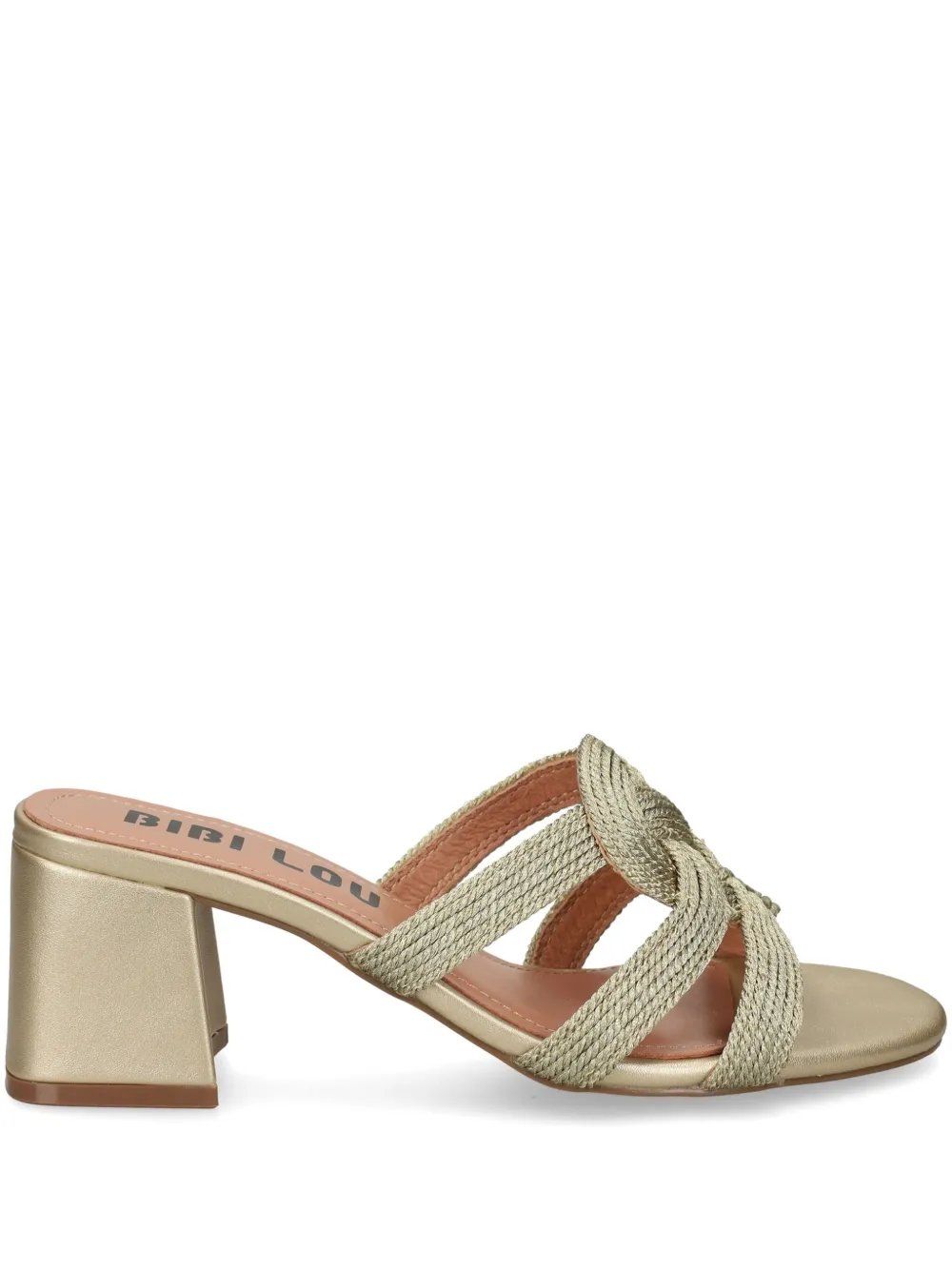 Bibi Lou 60mm Alia sandals Gold