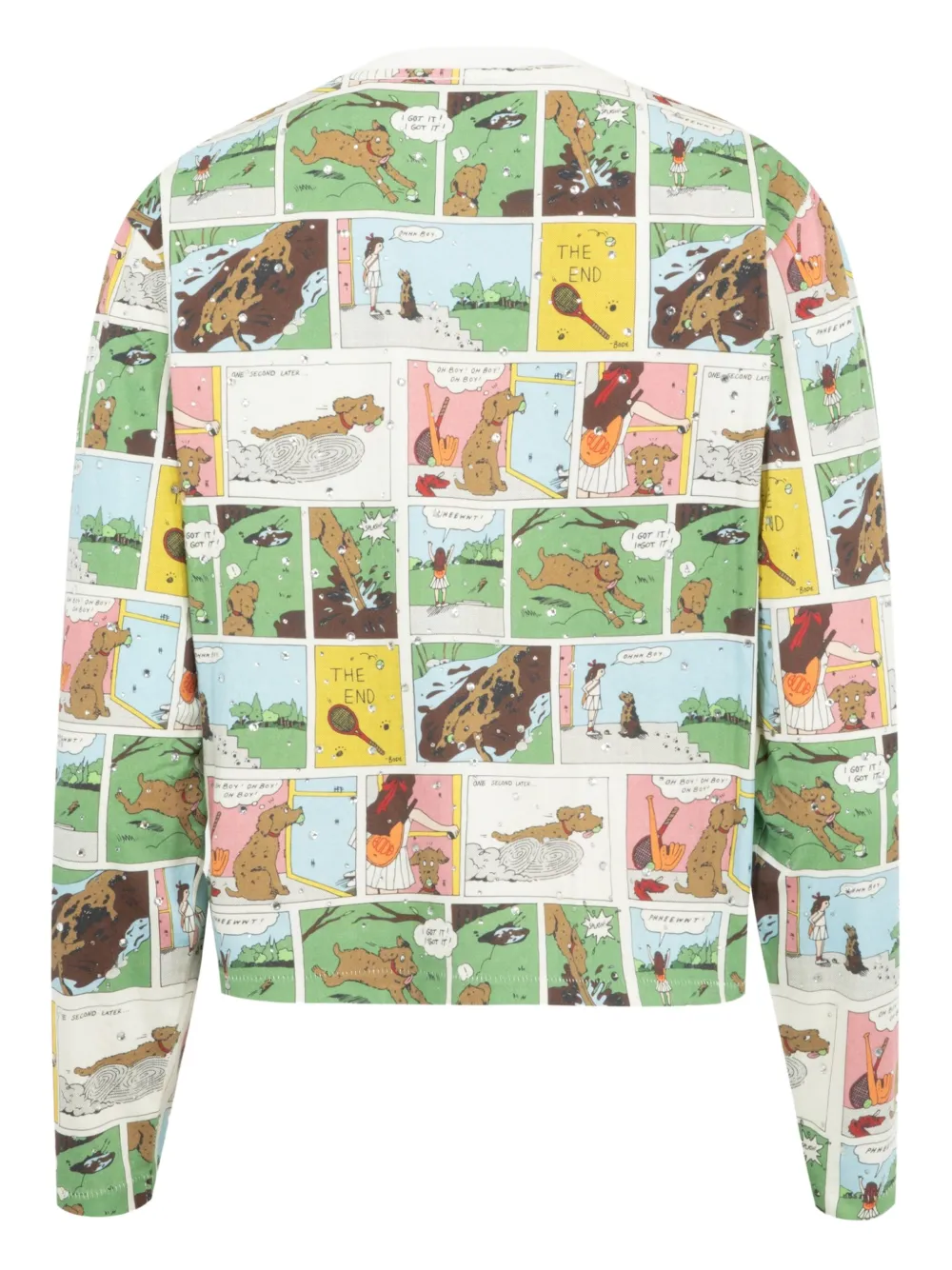 BODE Comic Strip T-shirt Groen
