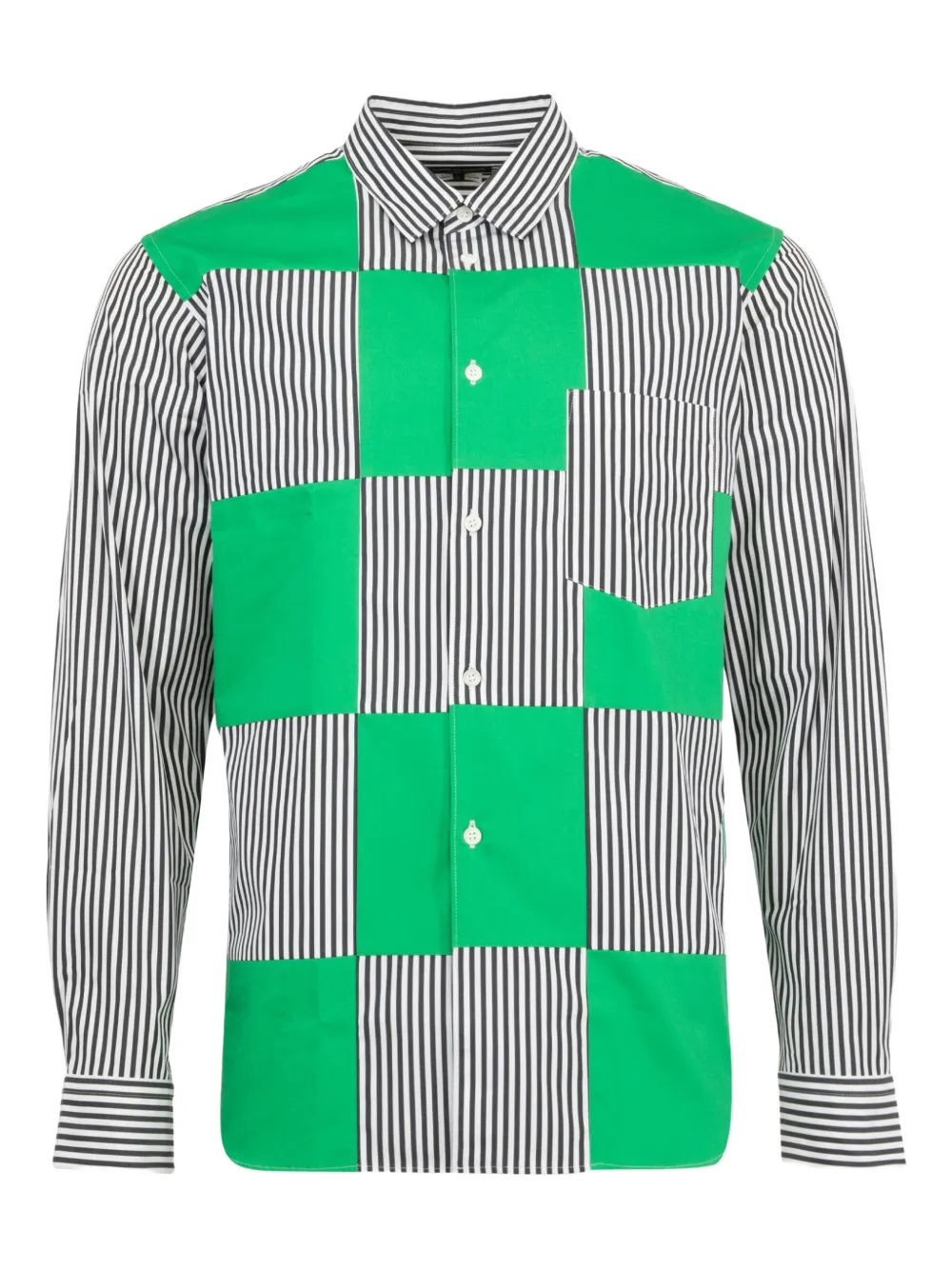 Comme des Garçons Homme Plus Geruit overhemd Wit