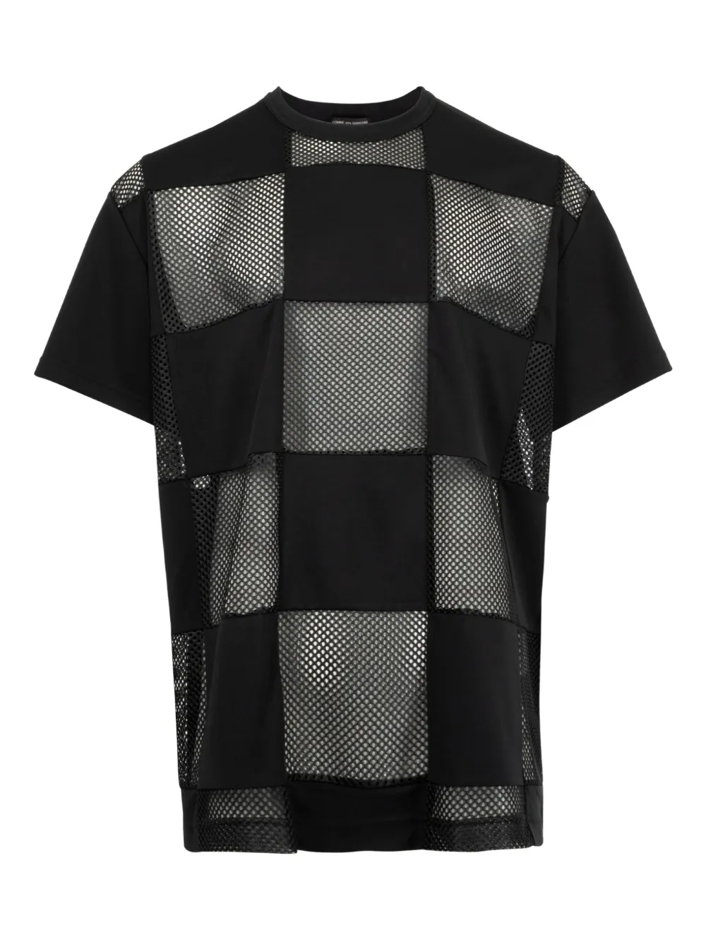 Comme des Garçons Homme Plus Mesh T-shirt Zwart