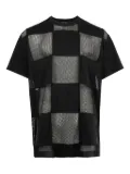 Comme des Garçons Homme Plus mesh T-shirt - Black