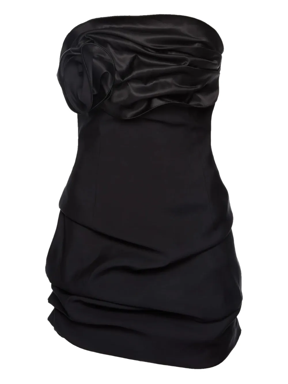 Magda Butrym Strapless mini-jurk Zwart
