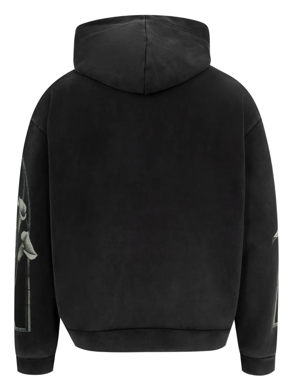 Who Decides War Calla Window hoodie Zwart