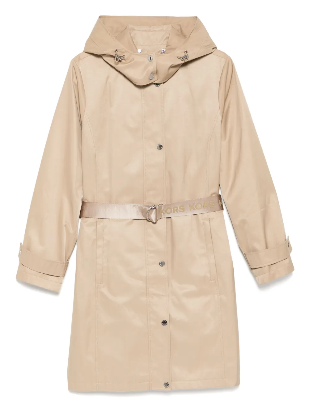 Michael Kors Trenchcoat met dubbele rij knopen Zwart