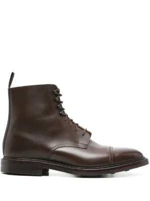 Ralph Lauren RRL Bowery lace-up Leather Boots | Brown | FARFETCH