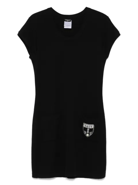 CHANEL Pre-Owned 2007 cashmere mini dress