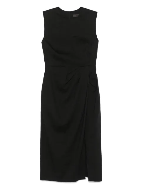 LESS draped midi dress