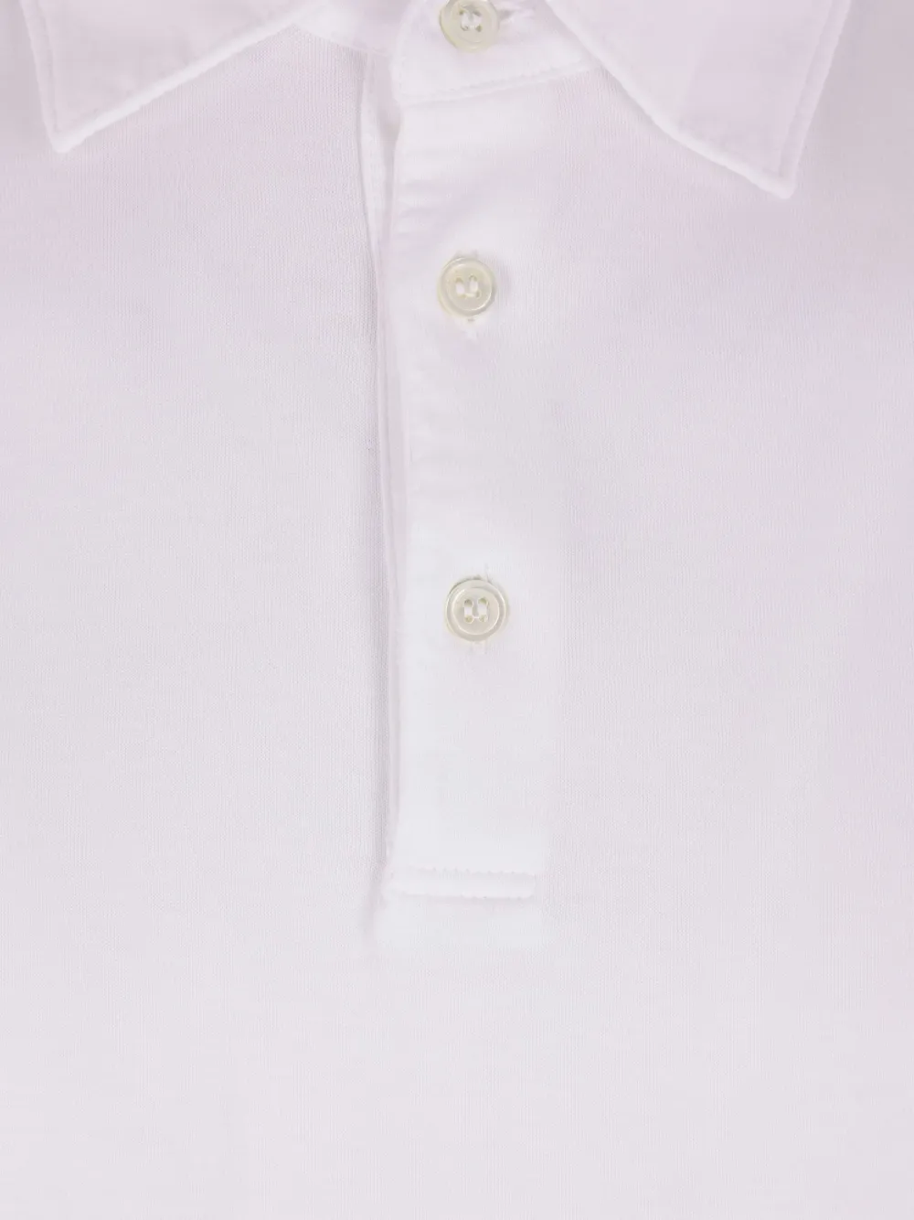 Roberto Collina Katoenen poloshirt Wit