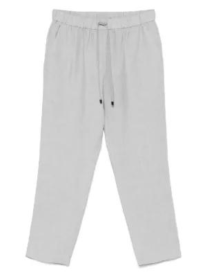 パンツ Le Tricot Perugia Relaxed Fit Grey Trousers With Drawstring Le Tricot Perugia Pants for Women - Shop on FARFETCH