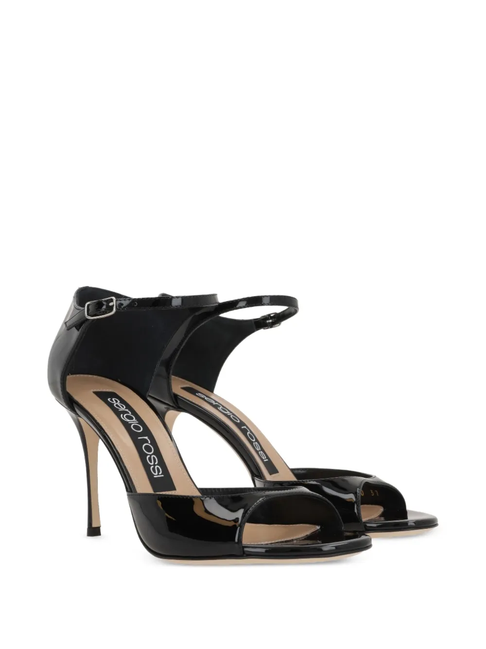 Sergio Rossi 90mm Godiva sandals - Zwart