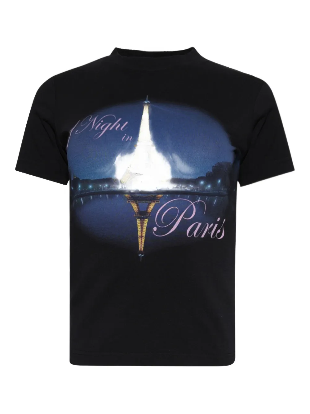 Vetements Night In Paris T-shirt In Gold