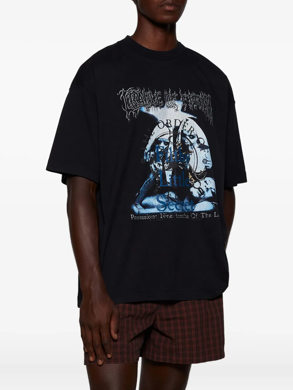 VETEMENTS graphic-print T-shirt Zwart