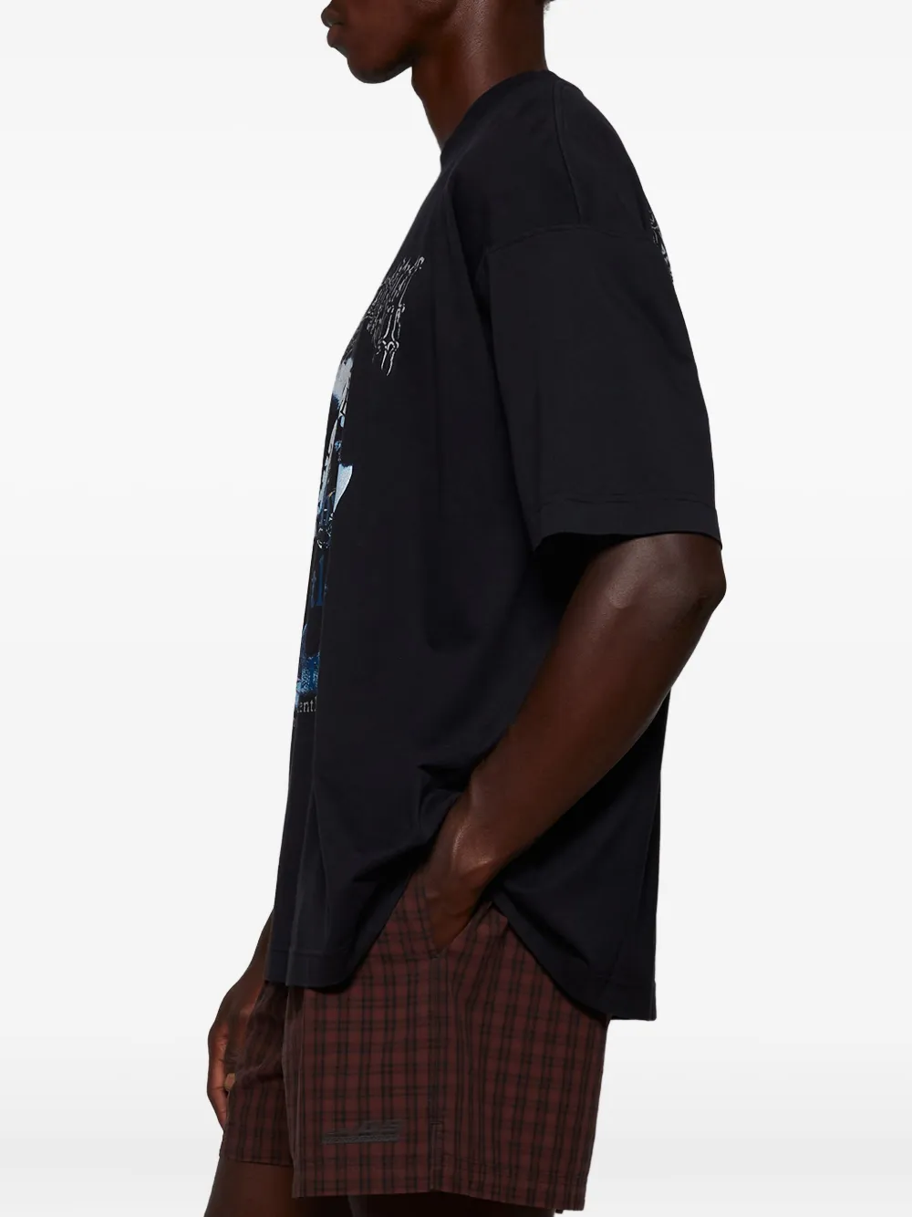 VETEMENTS graphic-print T-shirt Zwart