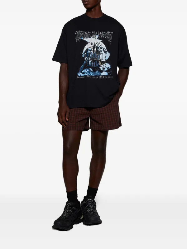 VETEMENTS グラフィック Tシャツ | ブラック | FARFETCH JP