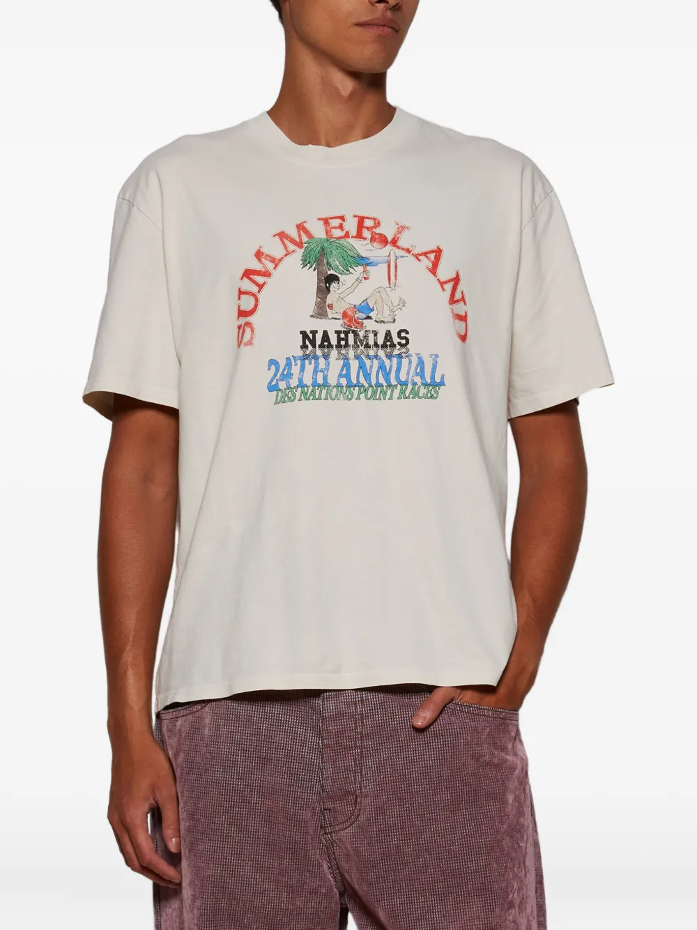 Nahmias Point Dune Races T-shirt Wit