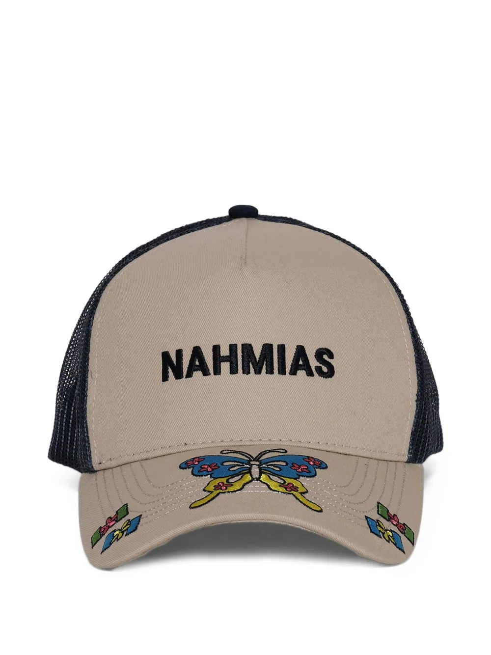 Nahmias embroidered hat | Neutrals | Image 1