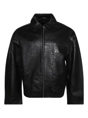 OUR LEGACY Mini レザージャケット | ブラック | FARFETCH JP